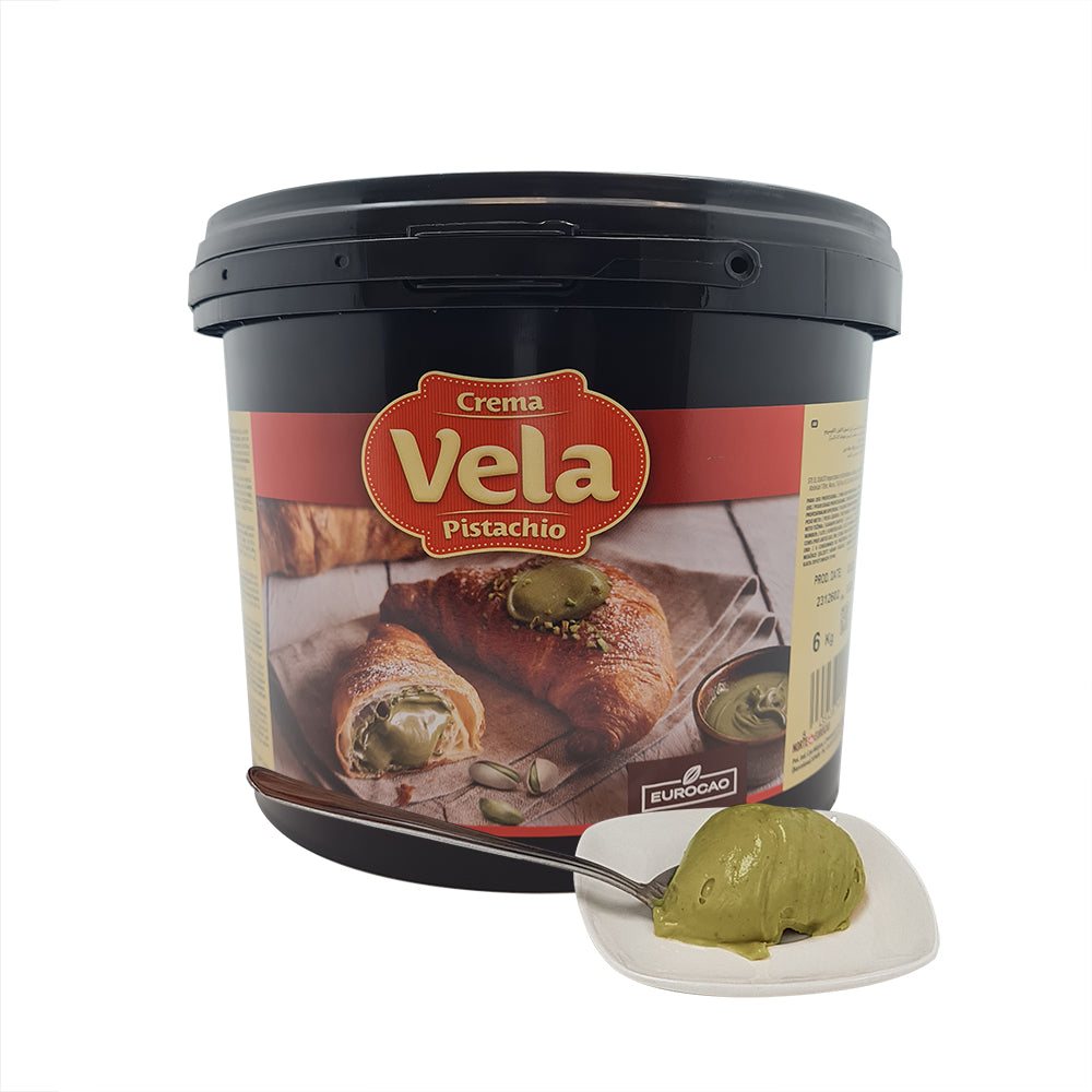 PISTACHIO SPREAD VELA 6 KG jmposner.uae