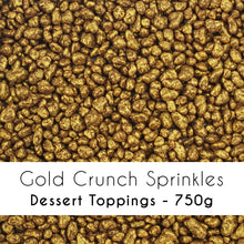 Load image into Gallery viewer, GOLD CRUNCH SPRINKLES - 750G BOTTLE