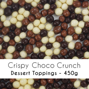 CRISPY CHOCO CRUNCH SPRINKLES - 450G BOTTLE