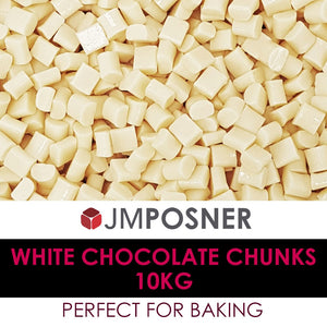 WHITE CHOCOLATE CHUNKS - 10 KG