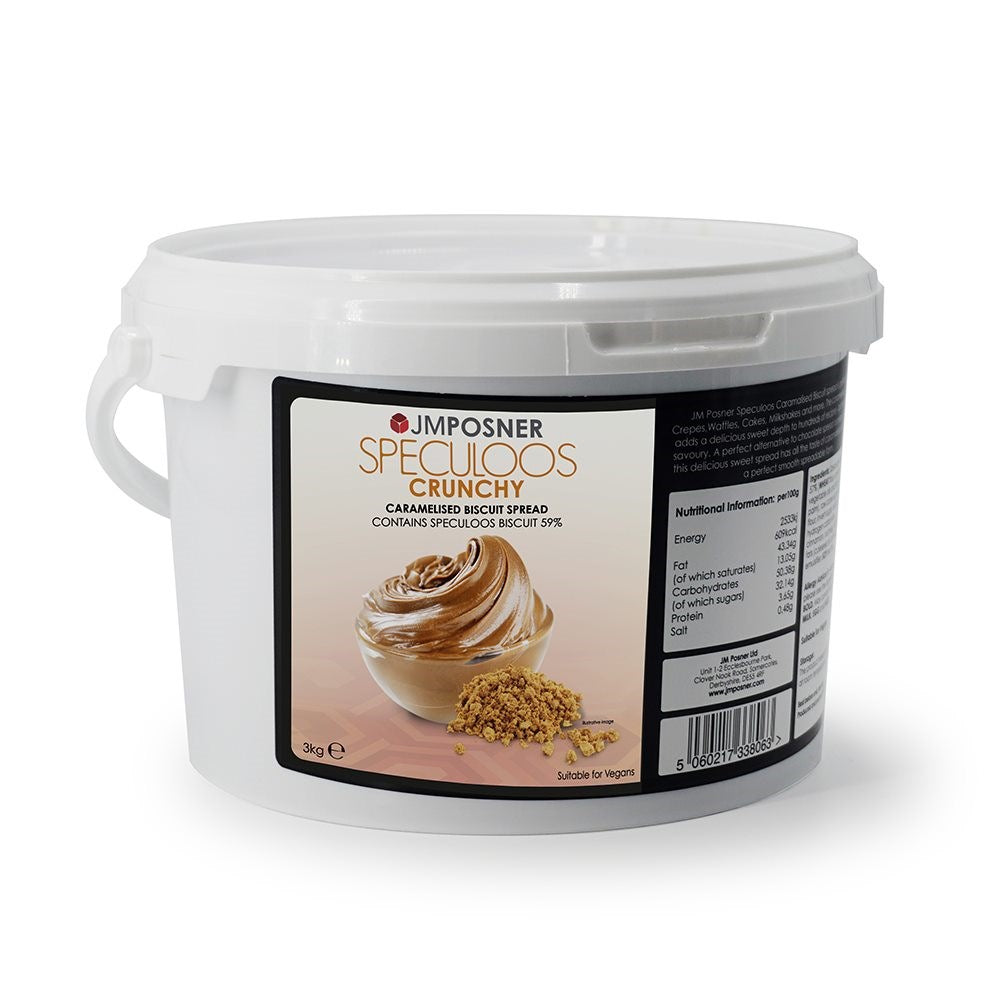 JM POSNER CRUNCHY SPECULOOS, CARAMELISED BISCUIT SPREAD 3KG – jmposner.uae